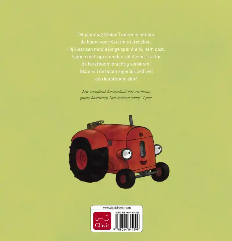 KLEINE TRACTOR EN DE KERSTBOOM