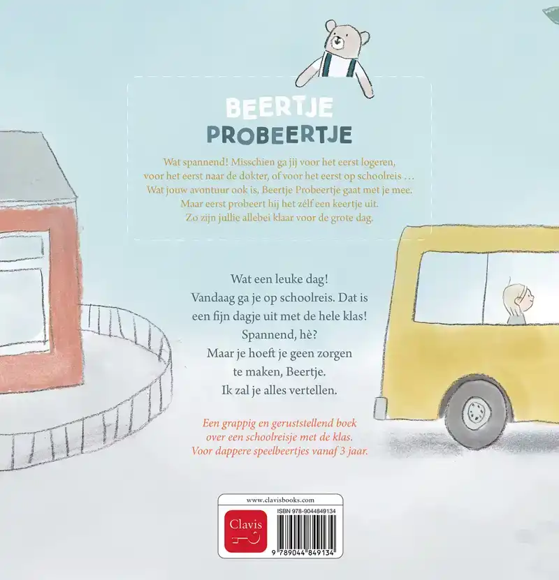 BEERTJE PROBEERTJE GAAT OP SCHOOLREIS