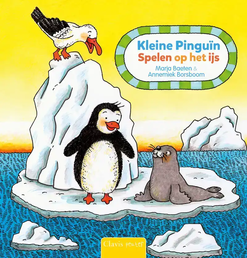 KLEINE PINGUIN. SPELEN OP HET IJS