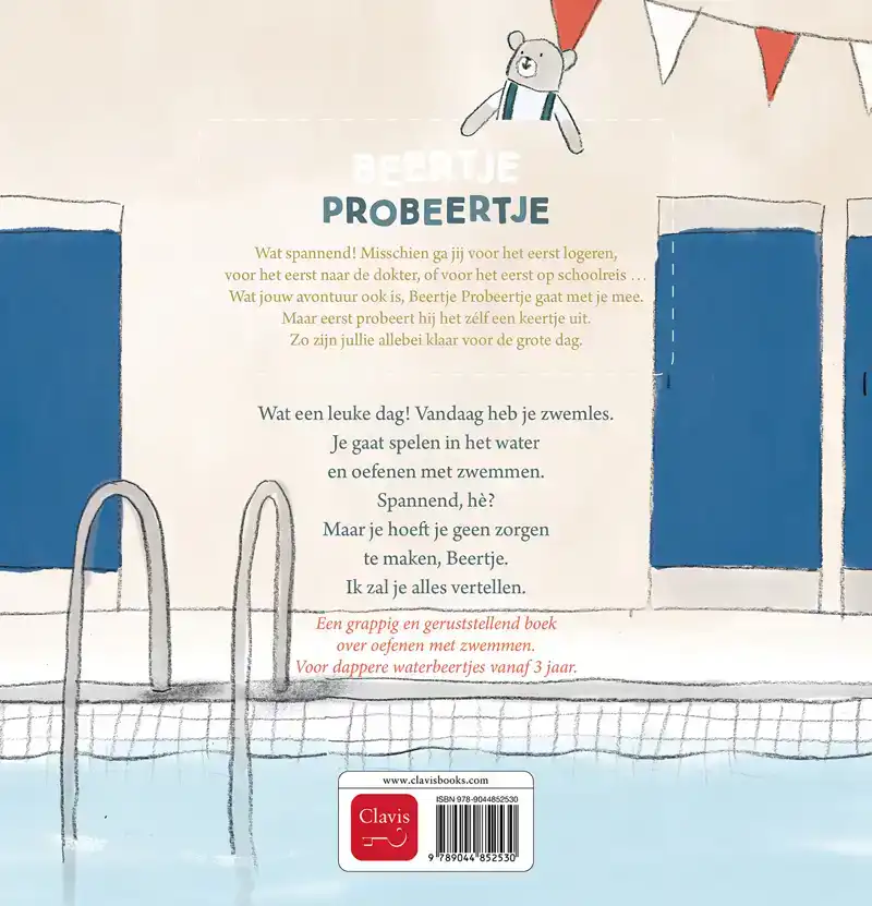 BEERTJE PROBEERTJE GAAT ZWEMMEN