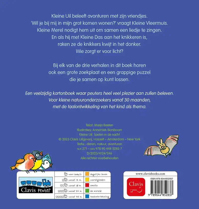 KLEINE UIL, SPELEN IN DE NACHT