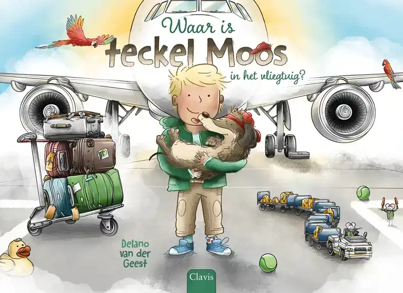 WAAR IS TECKEL MOOS IN HET VLIEGTUIG?