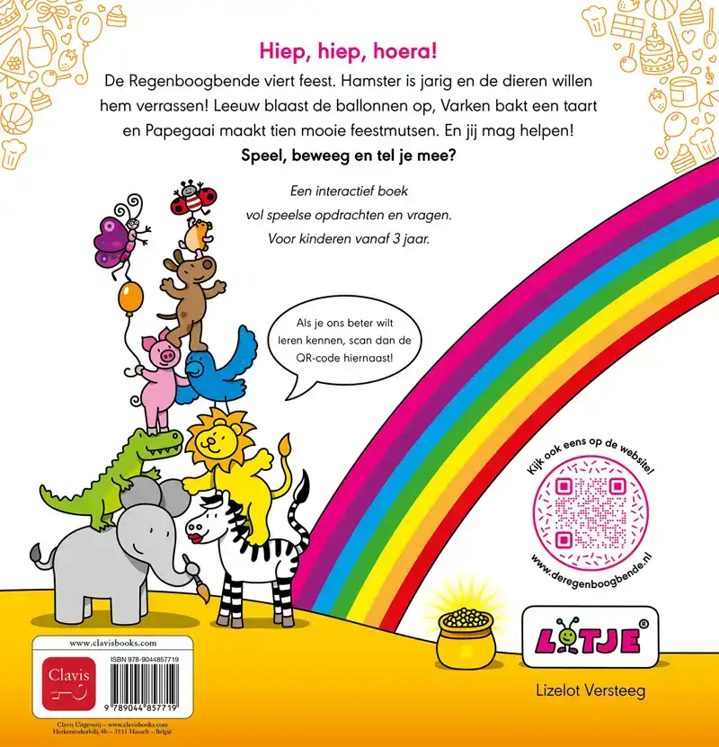 DE REGENBOOGBENDE VIERT FEEST