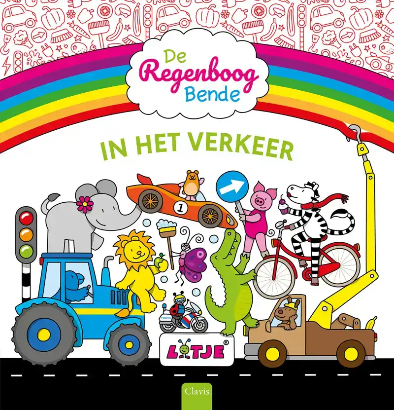 DE REGENBOOGBENDE IN HET VERKEER