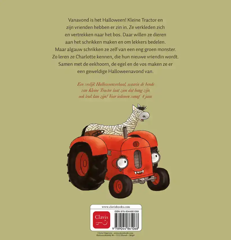KLEINE TRACTOR VIERT HALLOWEEN