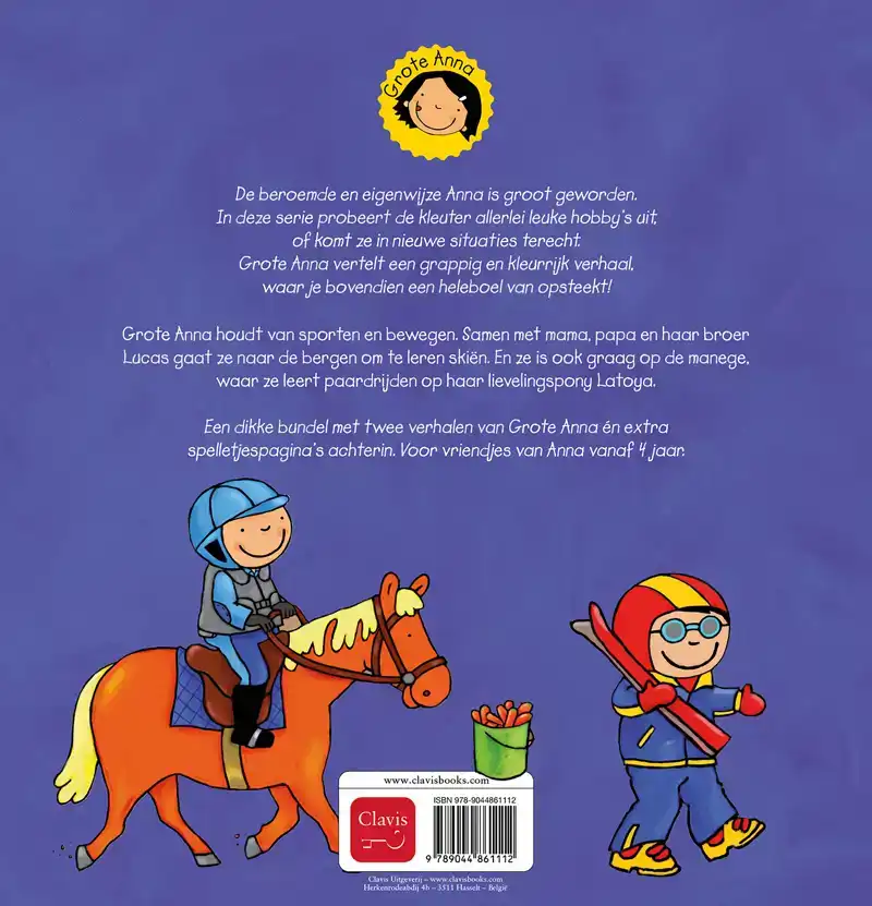 GROTE ANNA LEERT SKIEN EN GROTE ANNA LEERT PAARDRIJDEN