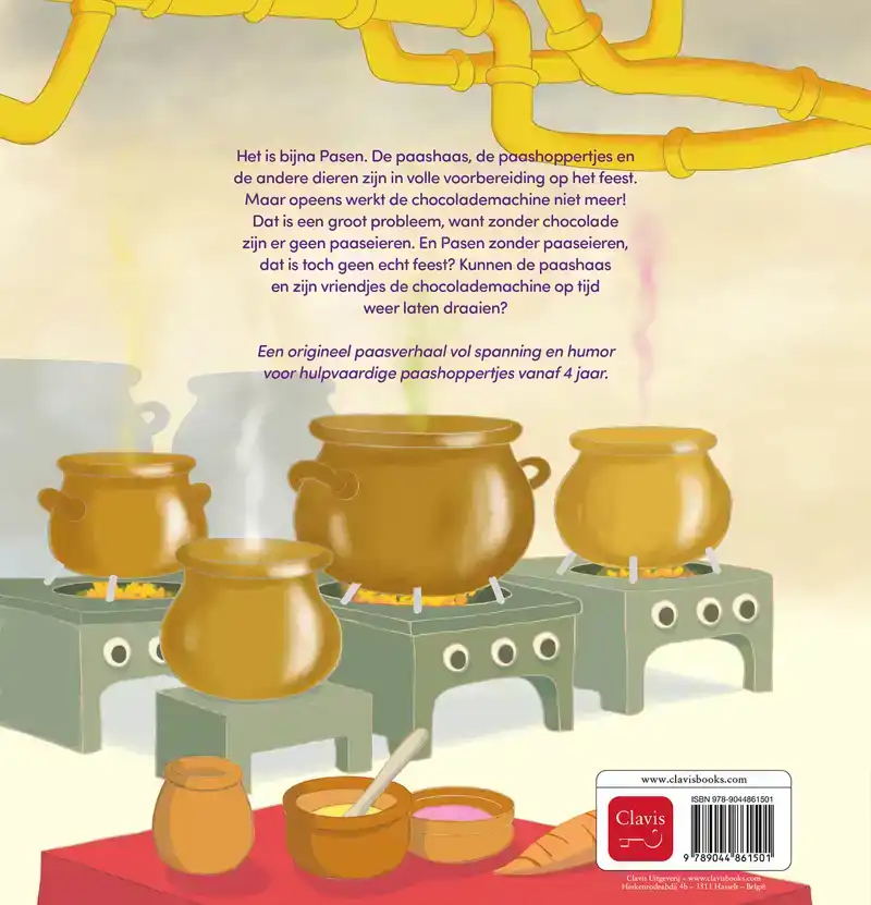DE PAASHOPPERTJES EN DE CHOCOLADEMACHINE