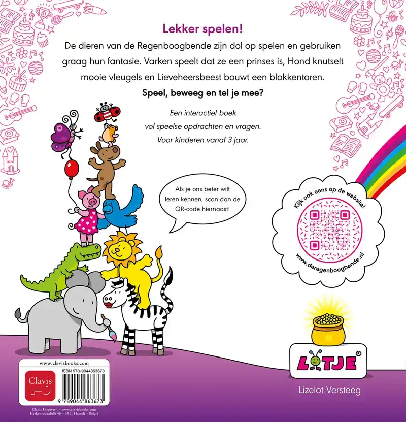 SPELEN MET DE REGENBOOGBENDE