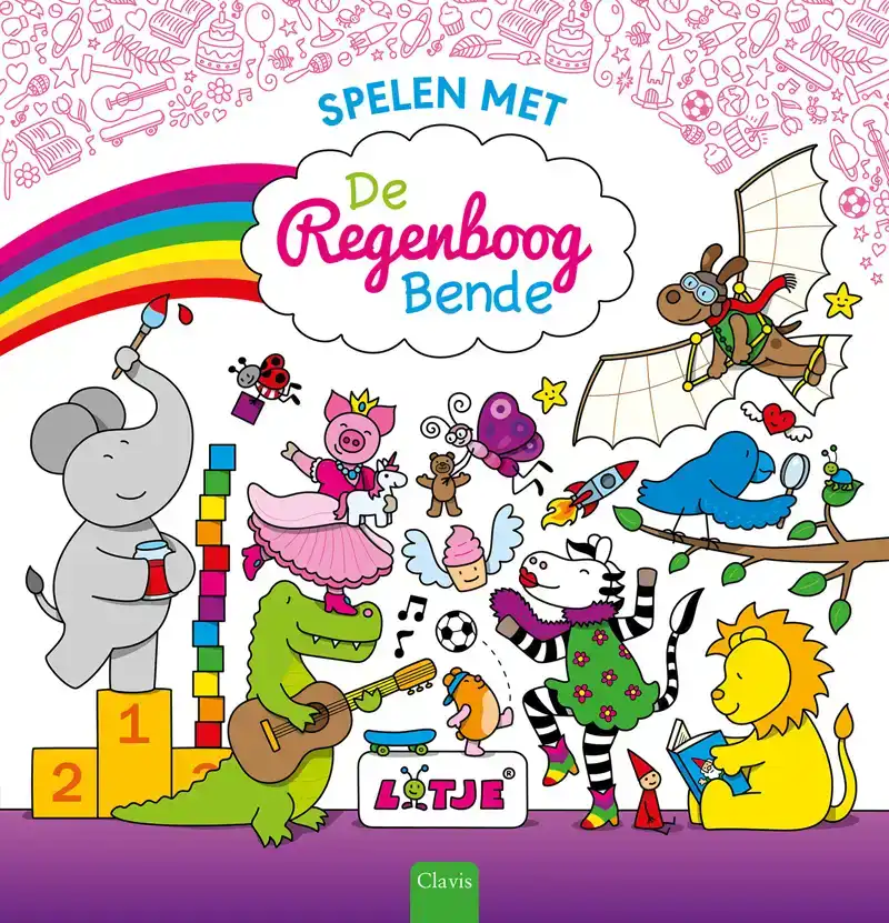 SPELEN MET DE REGENBOOGBENDE