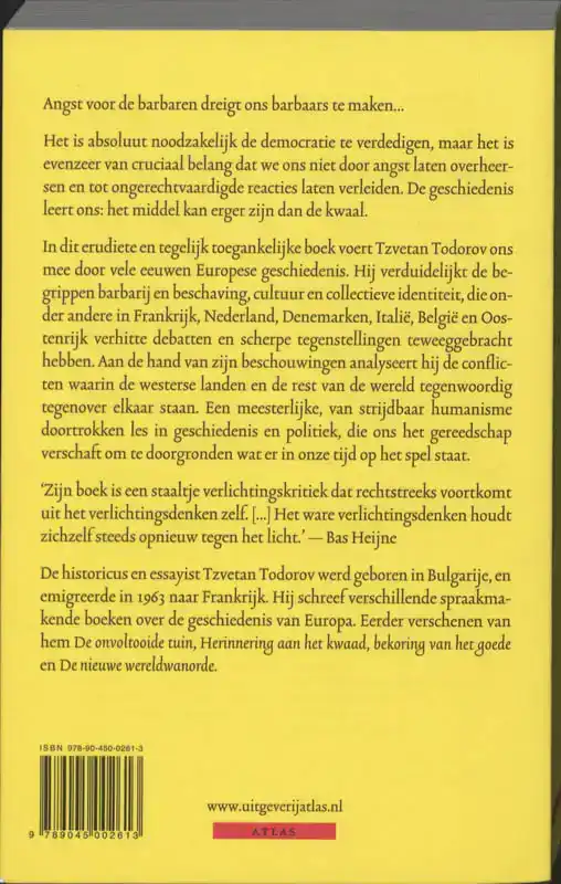 ANGST VOOR DE BARBAREN