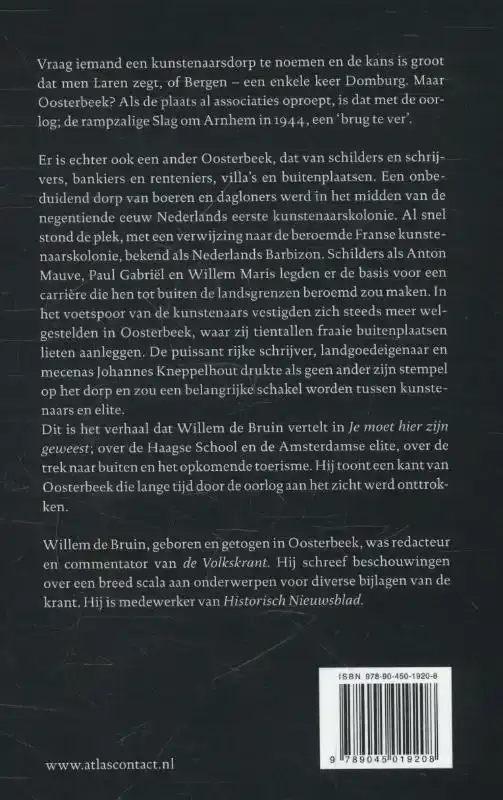 JE MOET HIER ZIJN GEWEEST