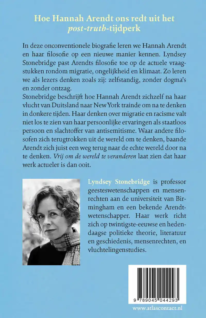 VRIJ OM DE WERELD TE VERANDEREN