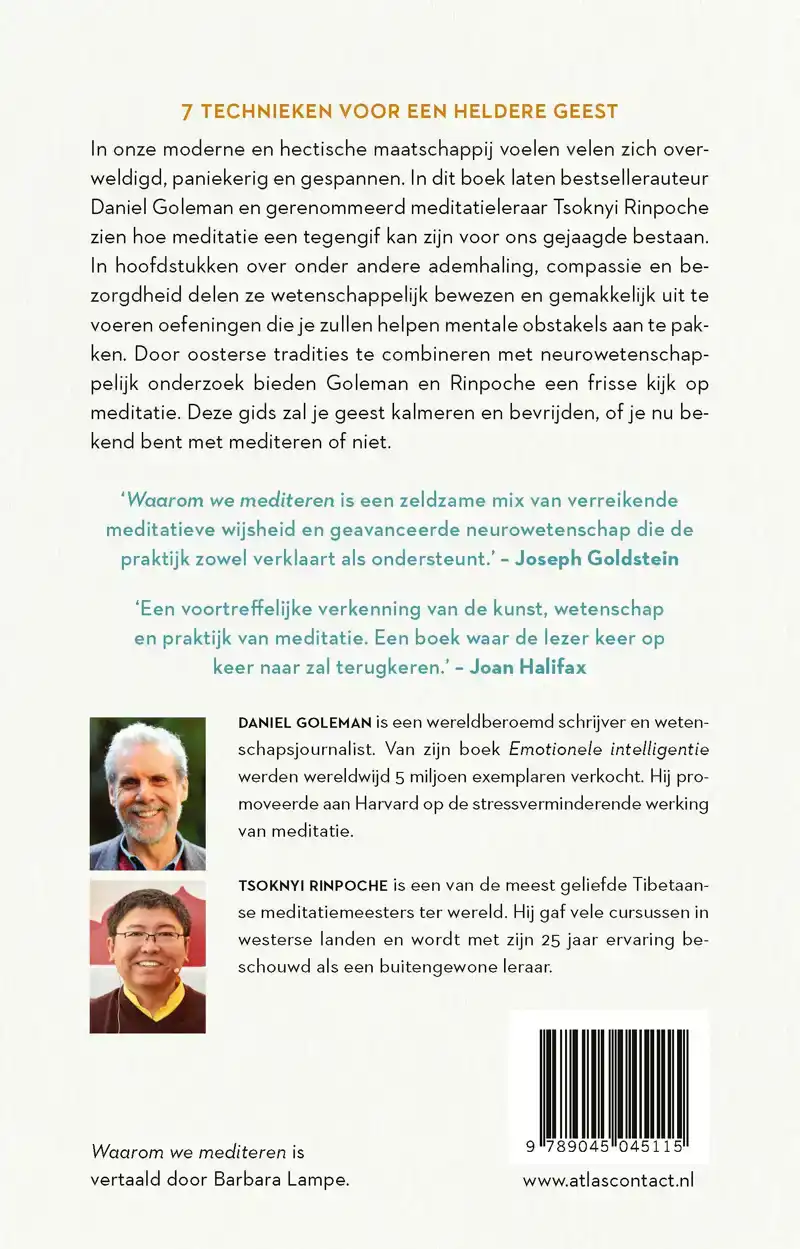 WAAROM WE MEDITEREN