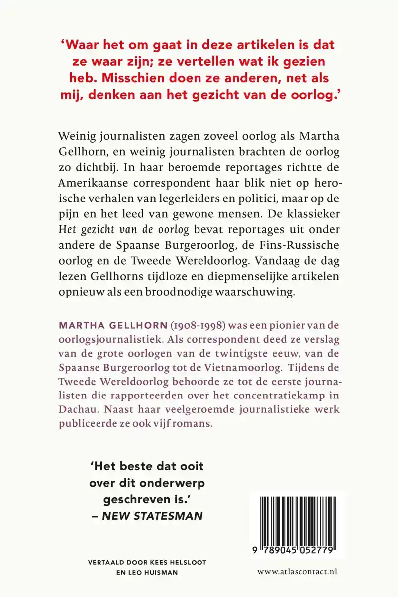HET GEZICHT VAN DE OORLOG