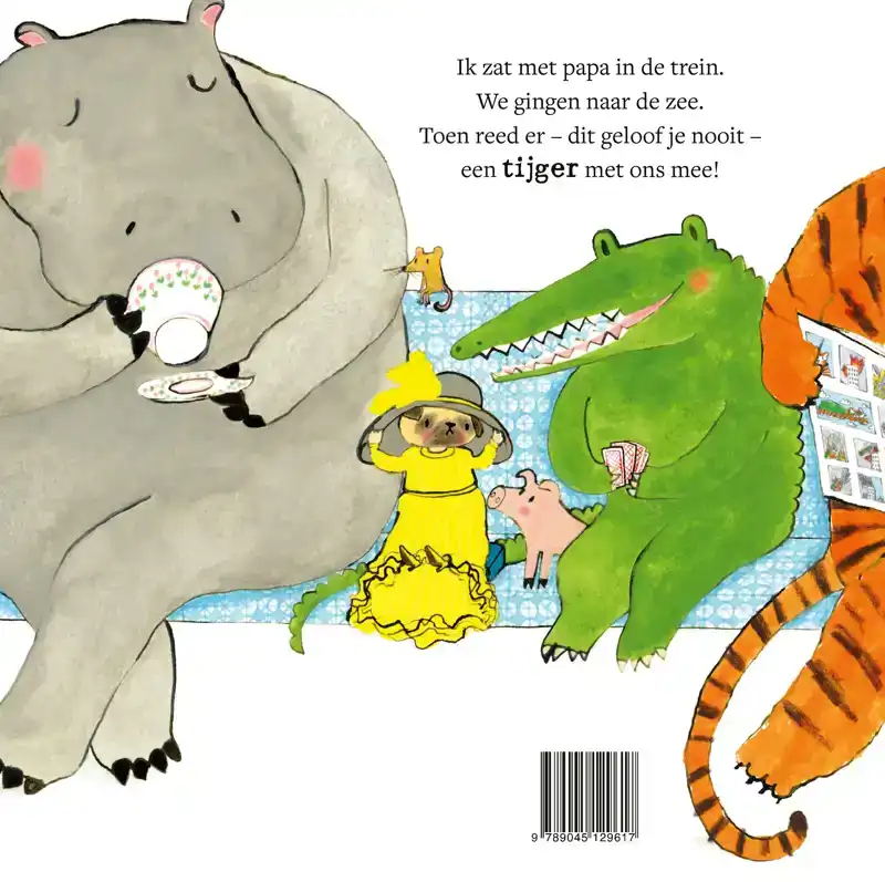 EEN TIJGER IN DE TREIN