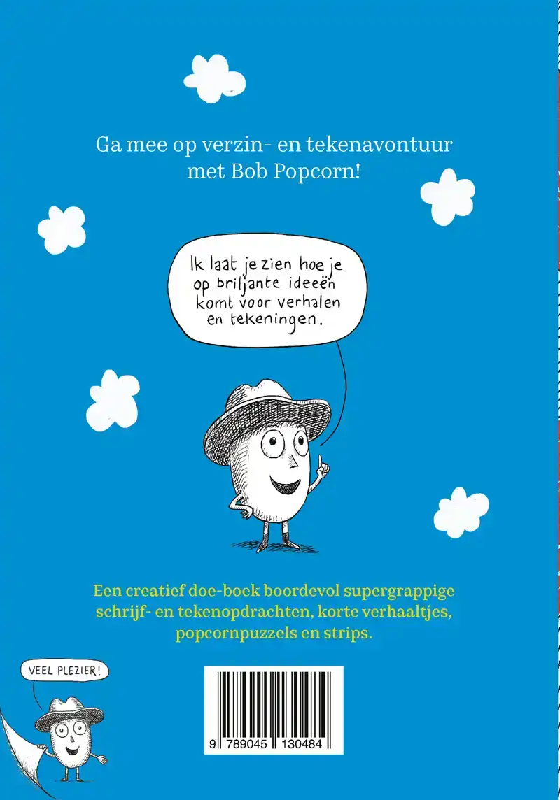 VERZIN EN TEKEN MET BOB POPCORN