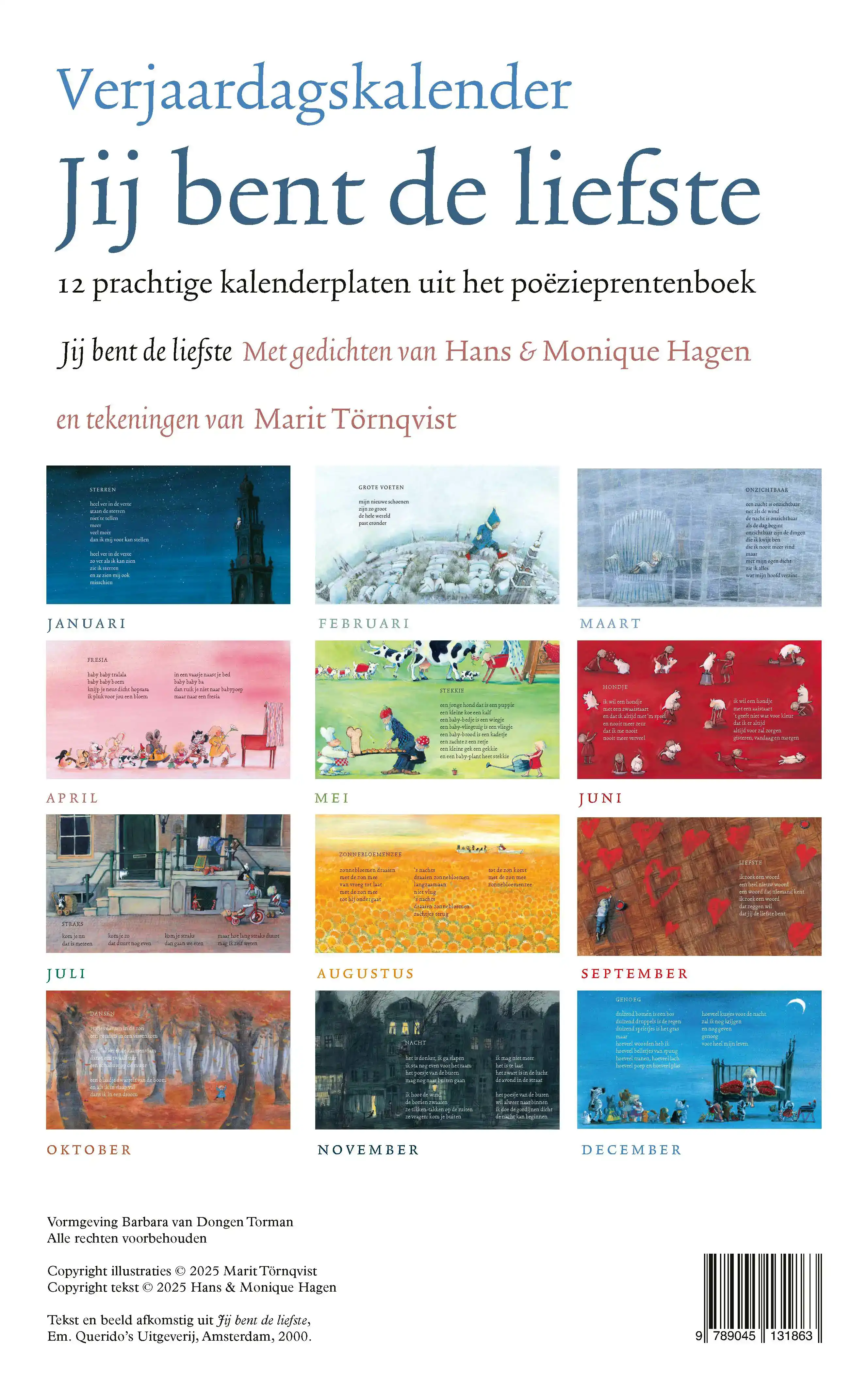 JIJ BENT DE LIEFSTE VERJAARDAGSKALENDER