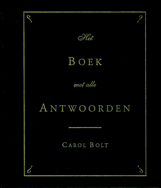 HET BOEK MET ALLE ANTWOORDEN - MINI