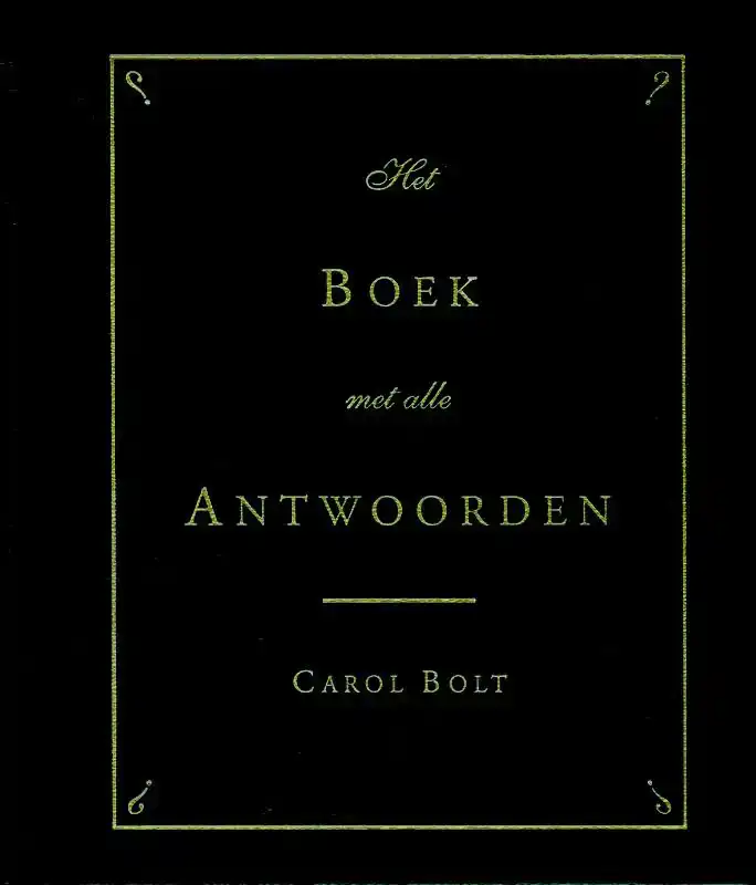 HET BOEK MET ALLE ANTWOORDEN - MINI