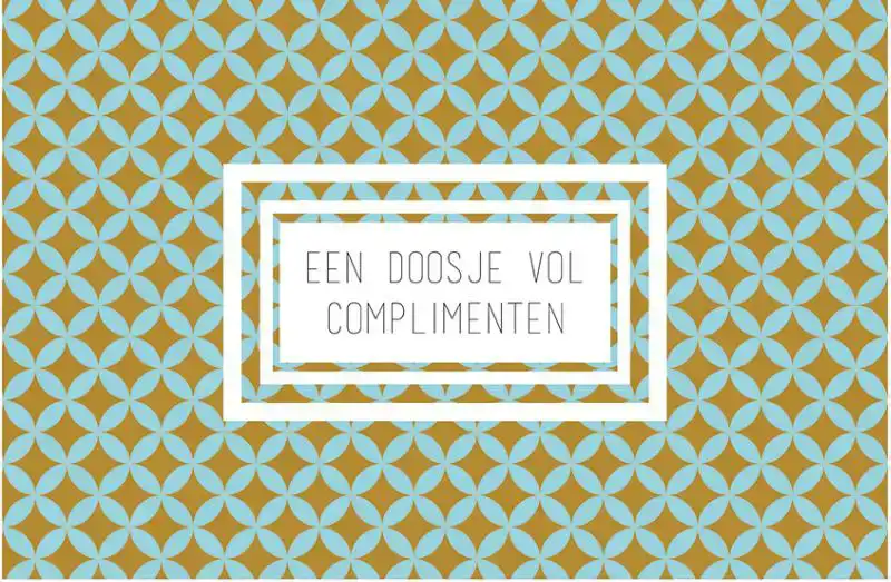 EEN DOOSJE VOL COMPLIMENTEN