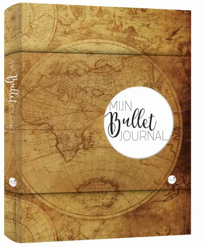 MIJN BULLET JOURNAL WERELDKAART DOTS