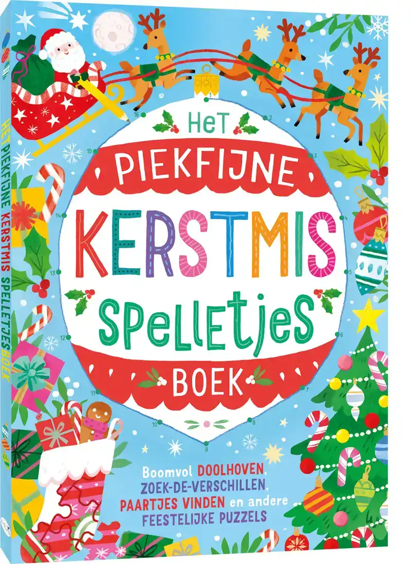 HET PIEKFIJNE KERSTMIS SPELLETJESBOEK