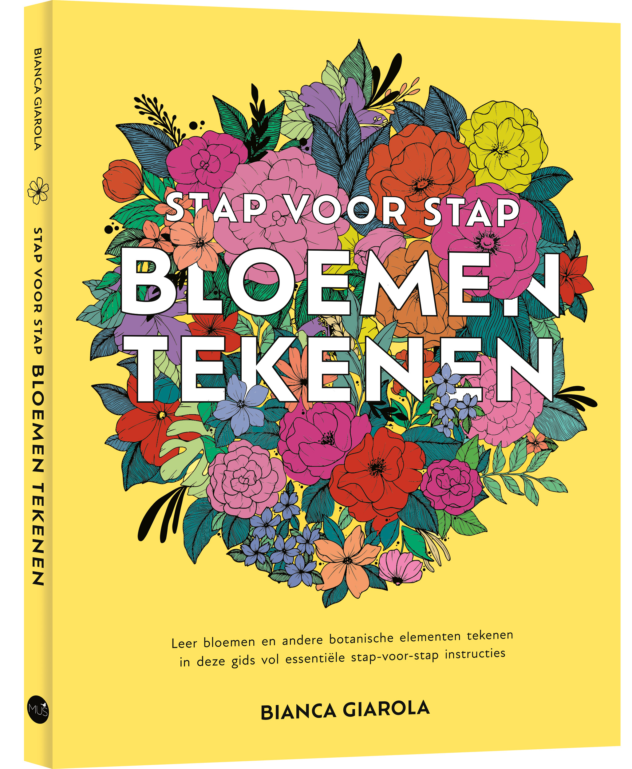 STAP VOOR STAP BLOEMEN TEKENEN