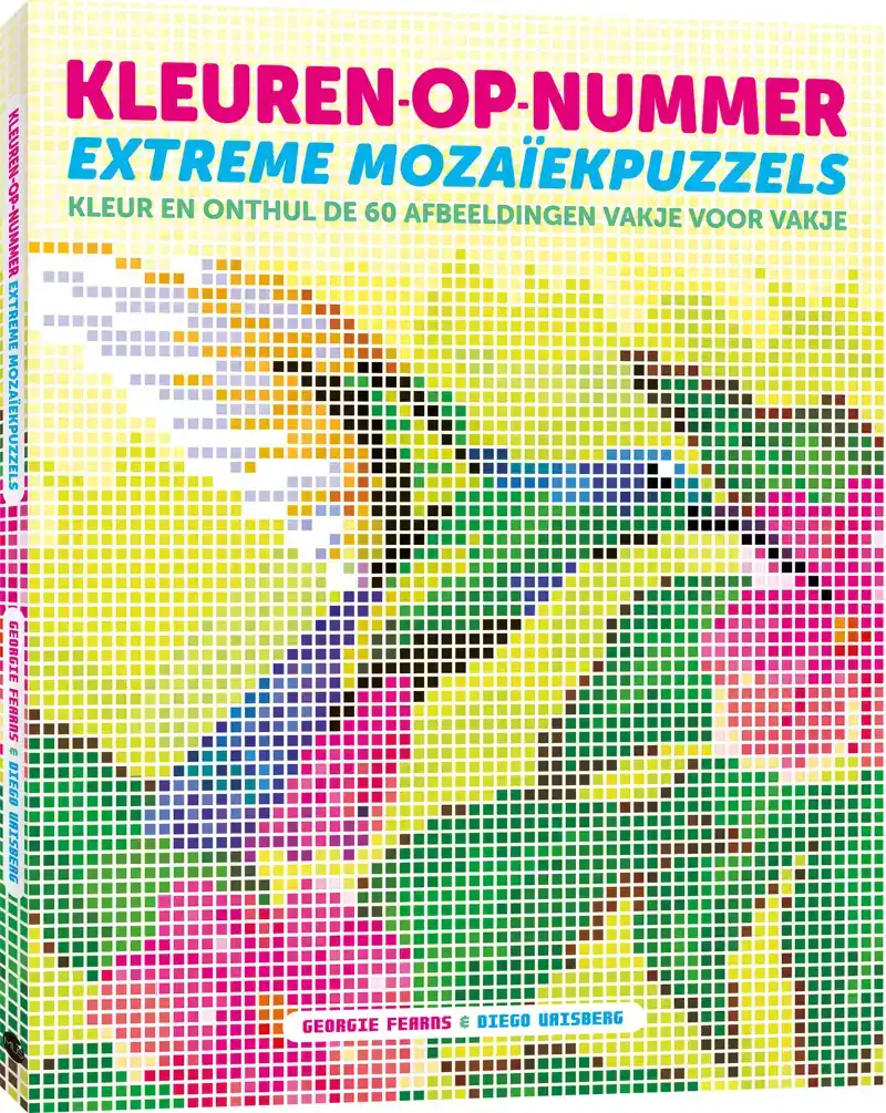 KLEUREN-OP-NUMMER: EXTREME MOZAIEKPUZZELS