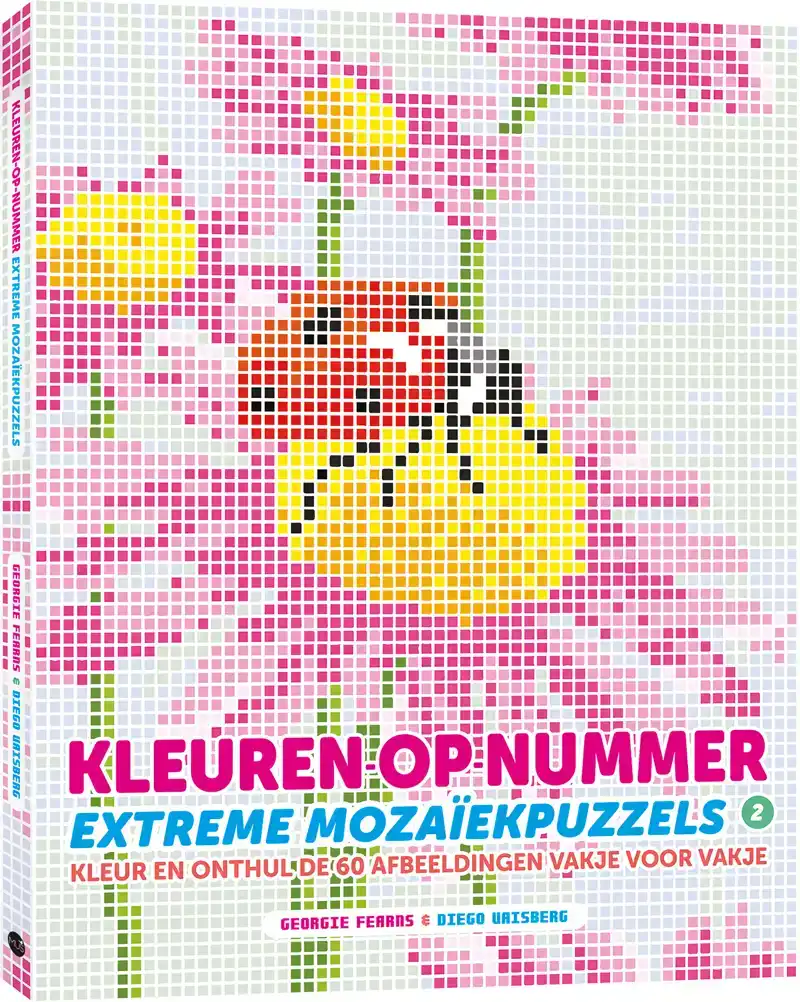 KLEUREN-OP-NUMMER: EXTREME MOZAIEKPUZZELS