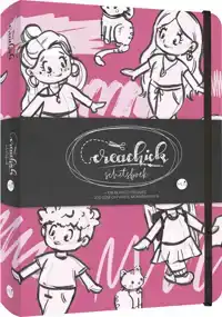 CREACHICK SCHETSBOEK RASPBERRY
