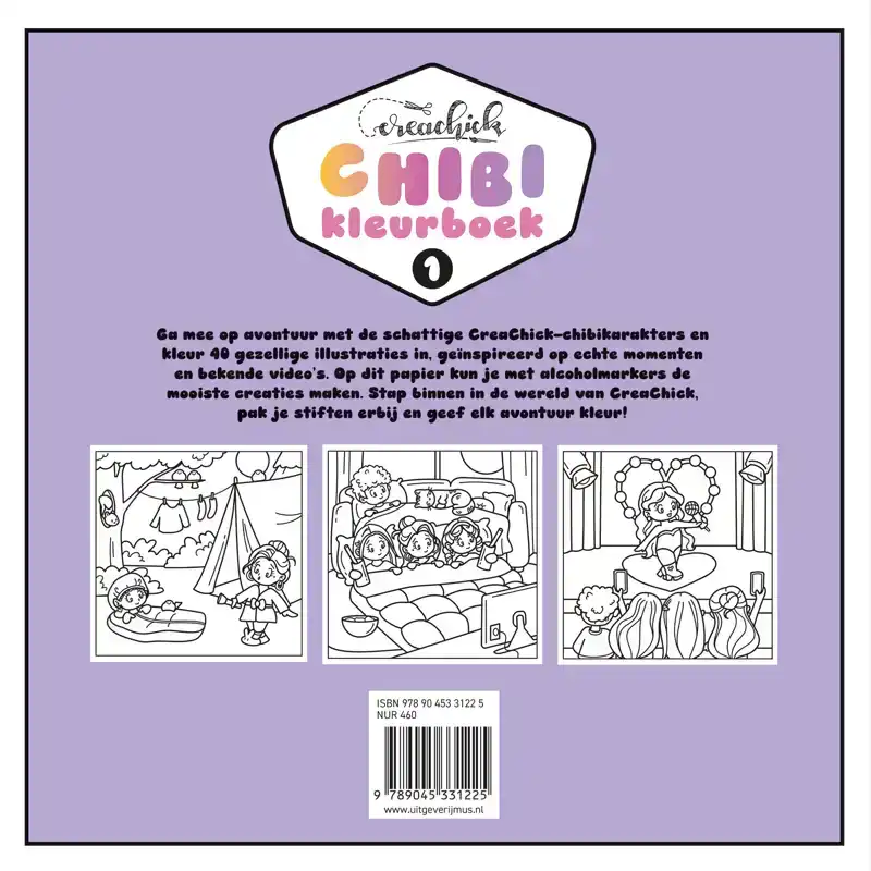 CREACHICK CHIBIKLEURBOEK 1