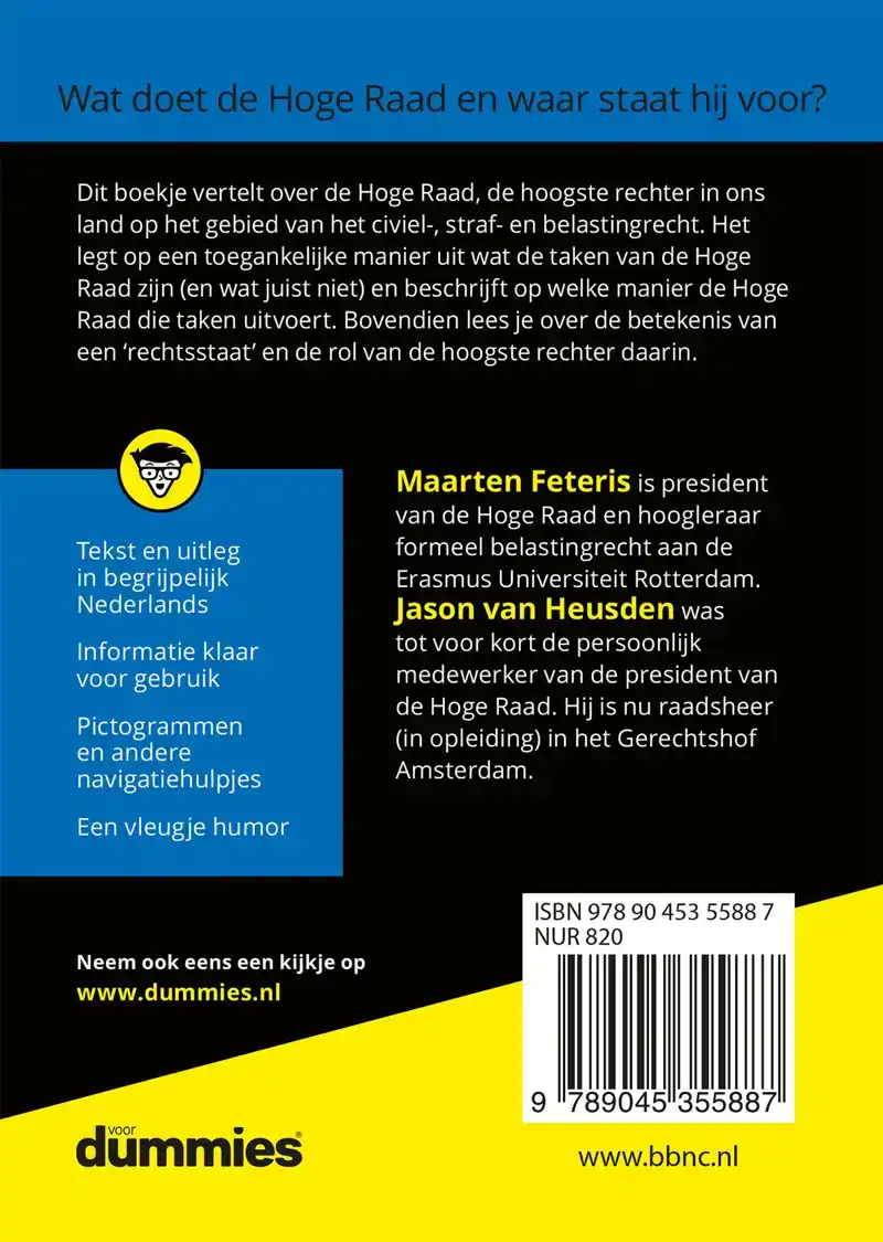 DE KLEINE HOGE RAAD VOOR DUMMIES