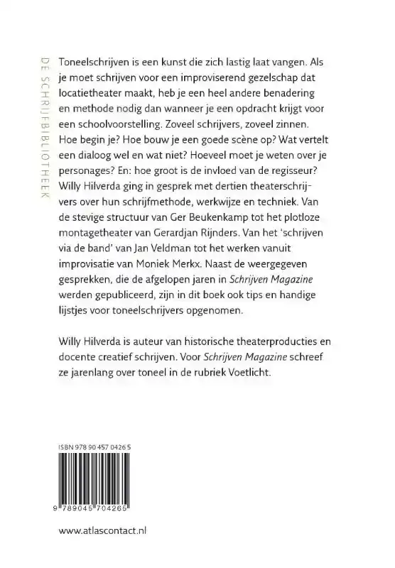 SCHRIJVEN VOOR THEATER - 13 METHODES