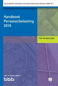 HANDBOEK PERSONENBELASTING 2017