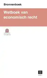 WETBOEK VAN ECONOMISCH RECHT (BRONNENBOEK)