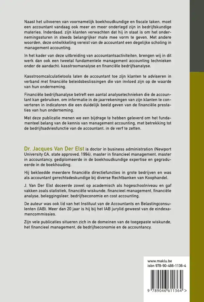 KASSTROOMANALYSE EN FINANCIELE BEDRIJFSANALYSE