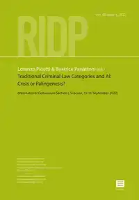 TRADITIONAL CRIMINAL LAW CATEGORIES AND AI: CRISIS OR PALING