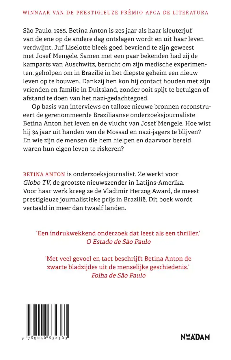 HET GEHEIME NETWERK DAT JOSEF MENGELE LIET VERDWIJNEN