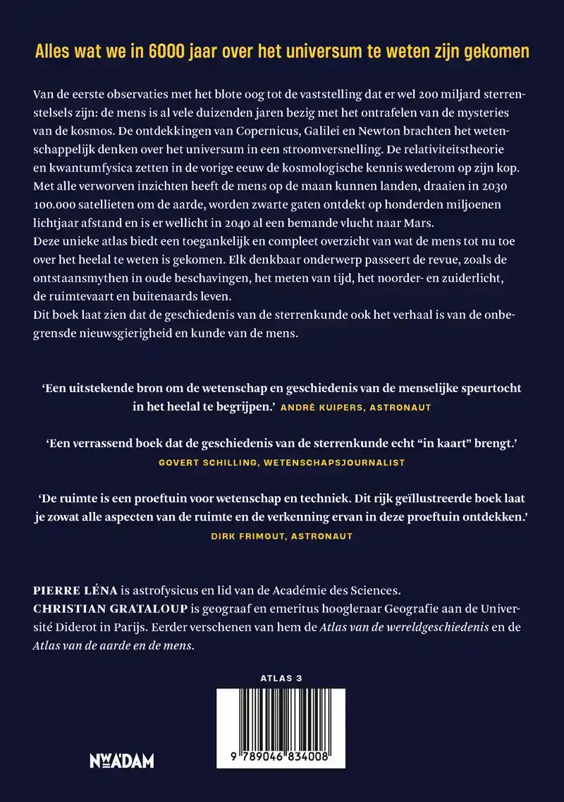 HISTORISCHE ATLAS VAN HET HEELAL