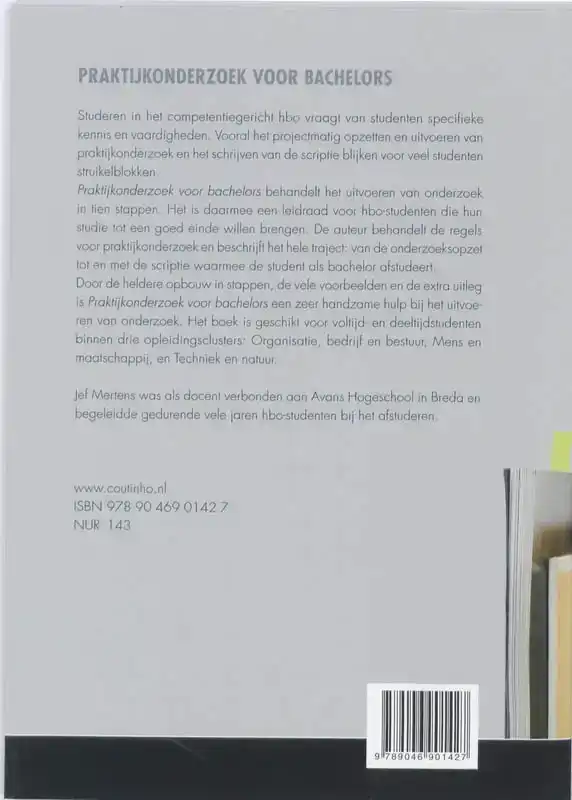 PRAKTIJKONDERZOEK VOOR BACHELORS