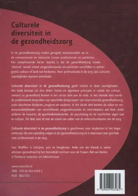 CULTURELE DIVERSITEIT IN DE GEZONDHEIDSZORG