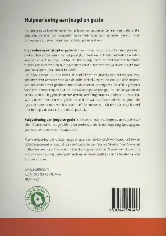 HULPVERLENING AAN JEUGD EN GEZIN