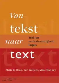 VAN TEKST NAAR TEXT