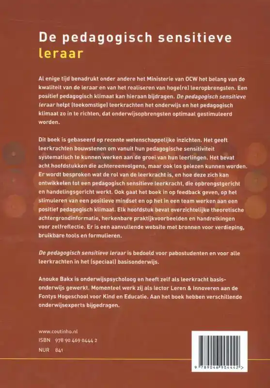 DE PEDAGOGISCH SENSITIEVE LERAAR