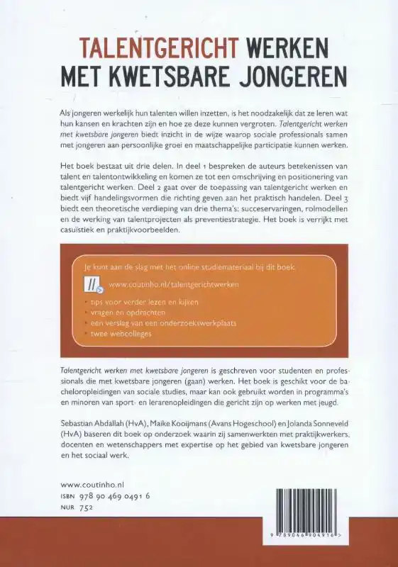 TALENTGERICHT WERKEN MET KWETSBARE JONGEREN