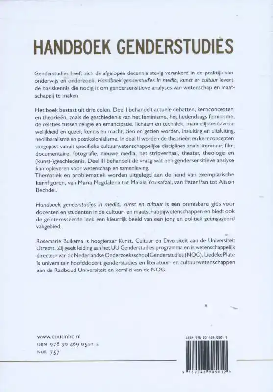 HANDBOEK GENDERSTUDIES