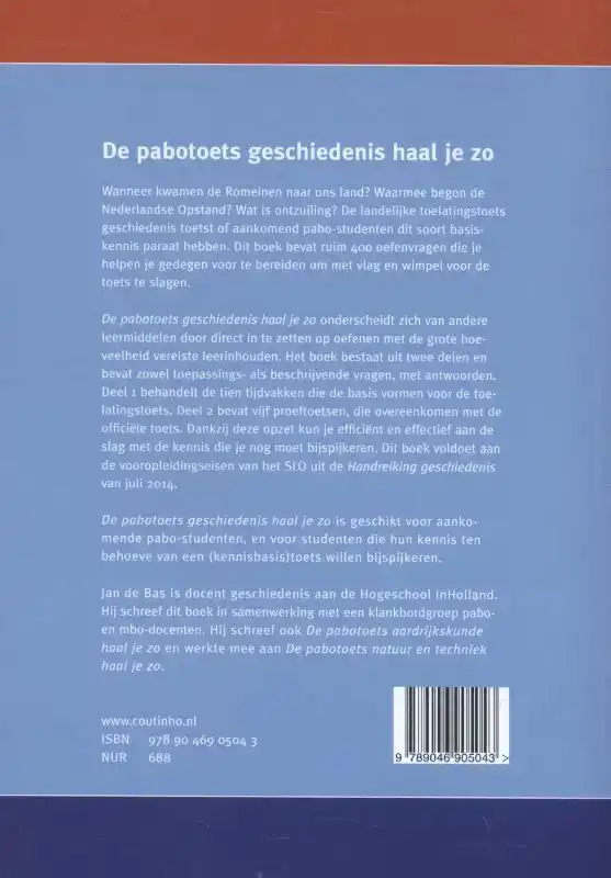 DE PABOTOETS GESCHIEDENIS HAAL JE ZO