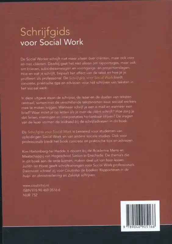 SCHRIJFGIDS VOOR SOCIAL WORK