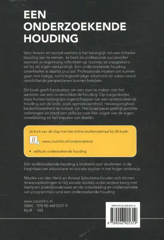 EEN ONDERZOEKENDE HOUDING
