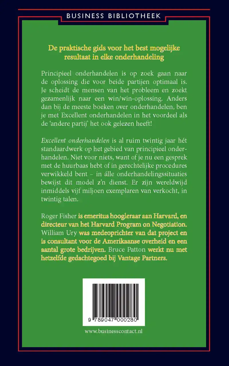 EXCELLENT ONDERHANDELEN